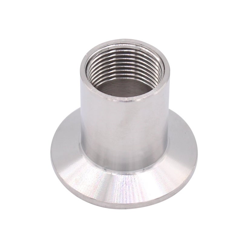 DERNORD Sanitary Female Threaded Pipe Fitting to 1.5 Inch TRI CLAMP (OD 50.5mm Ferrule) (Pipe Size: 3/4" NPT) - Image 1